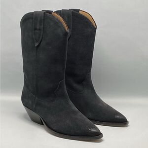 Isabel Marant Duerto Suede Western Cowboy Boots size 37